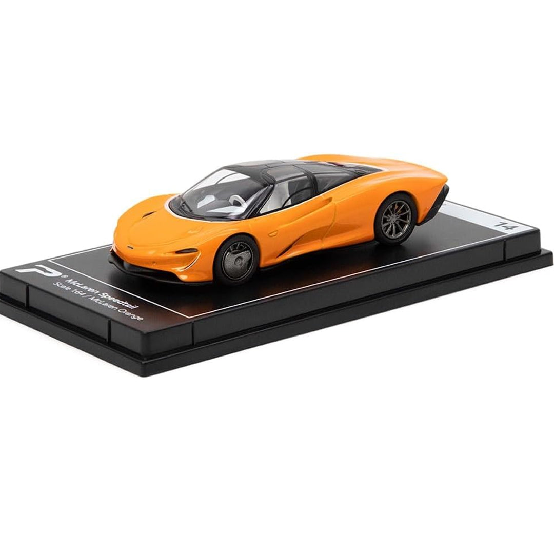 PosterCars 1:64 McLaren Speedtail – McLaren Orange | Hypercar League Collection No.14 Diecast Model