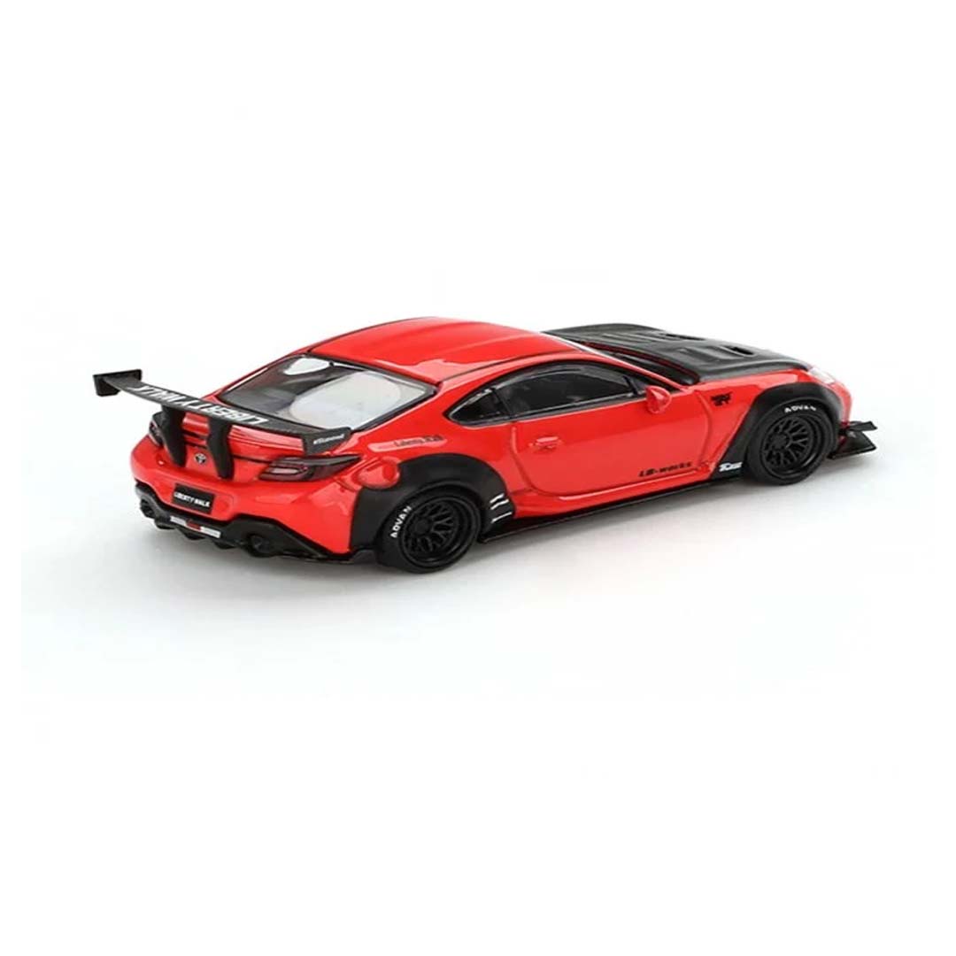 Mini GT 1/64 Toyota GR86 LB Nation Red RHD Diecast Scale Model Car