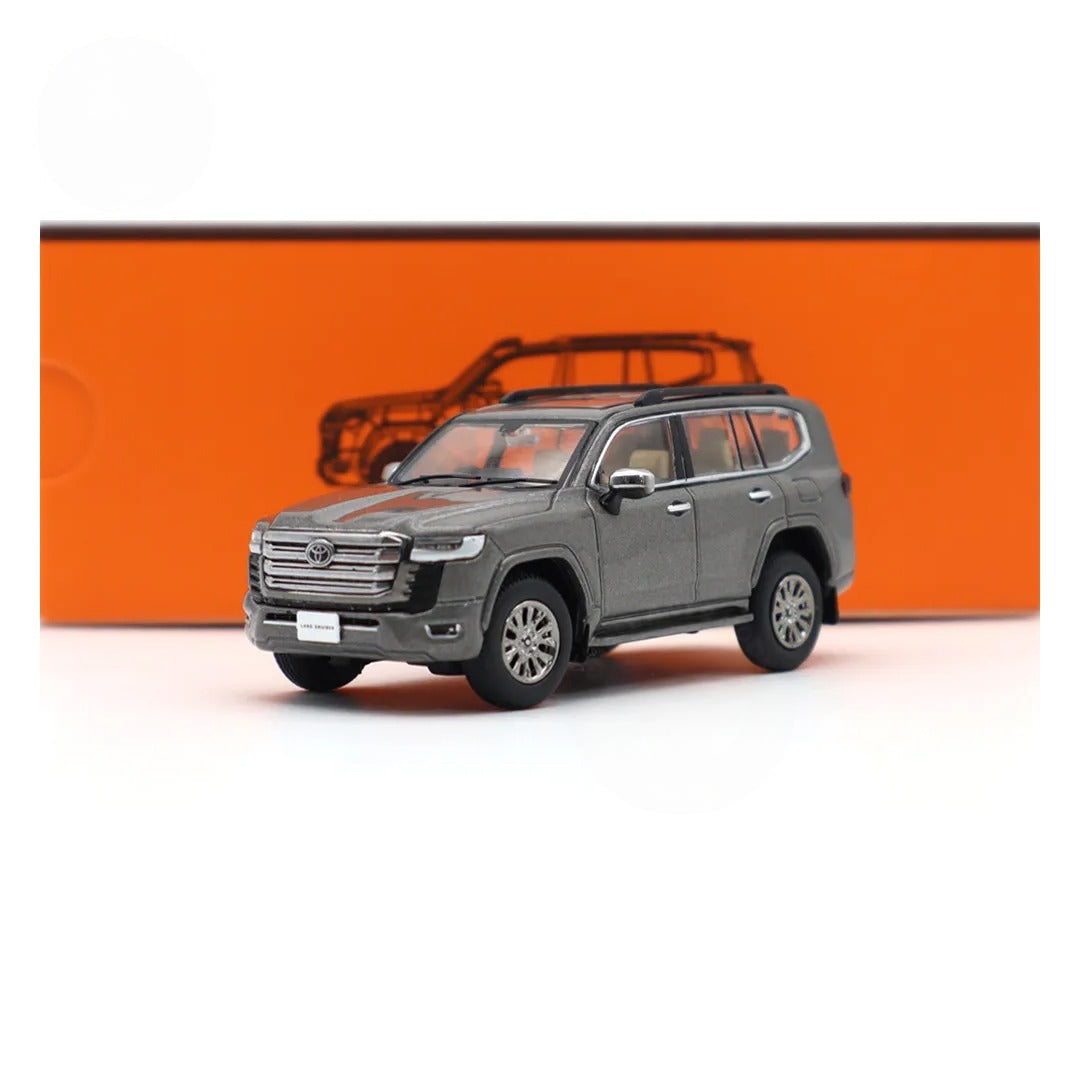 GCD 1:64 Toyota Land Cruiser LC300 RHD – Gray | Premium Diecast SUV Model Car