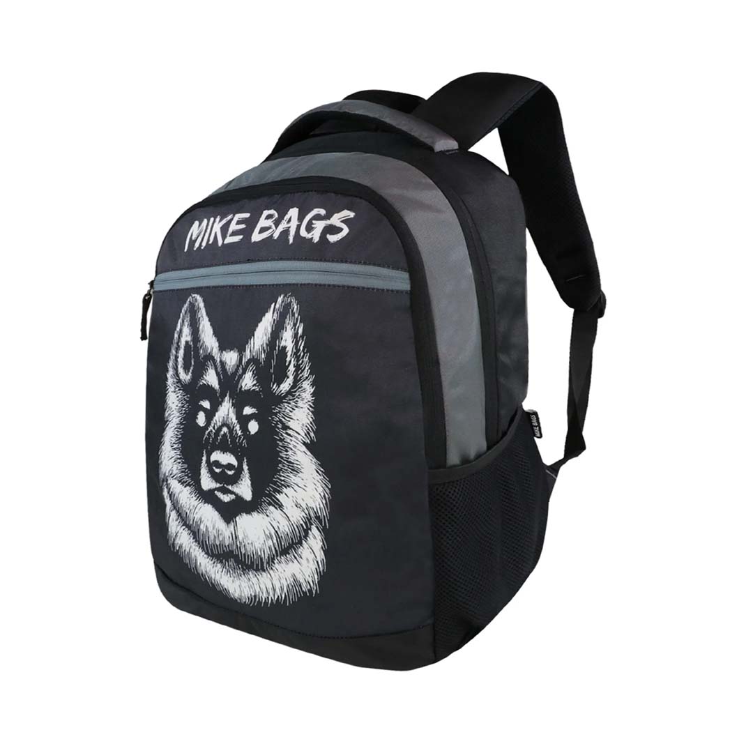 Mike Mellow Backpack – Black | 18-Inch Stylish & Durable Everyday Backpack