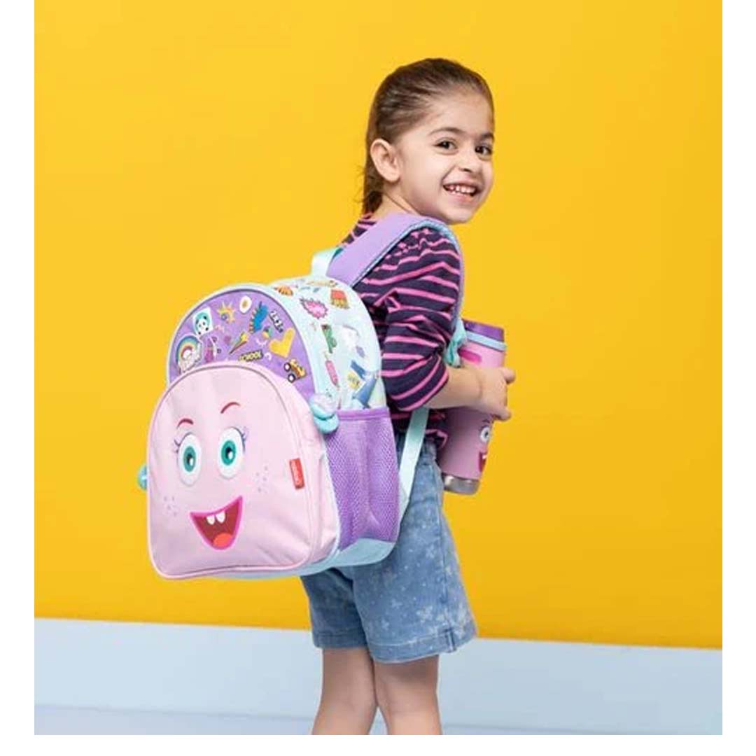 Rabitat School Bags Smash 3D Embossed Kids Backpack – Fun & Durable School Bag