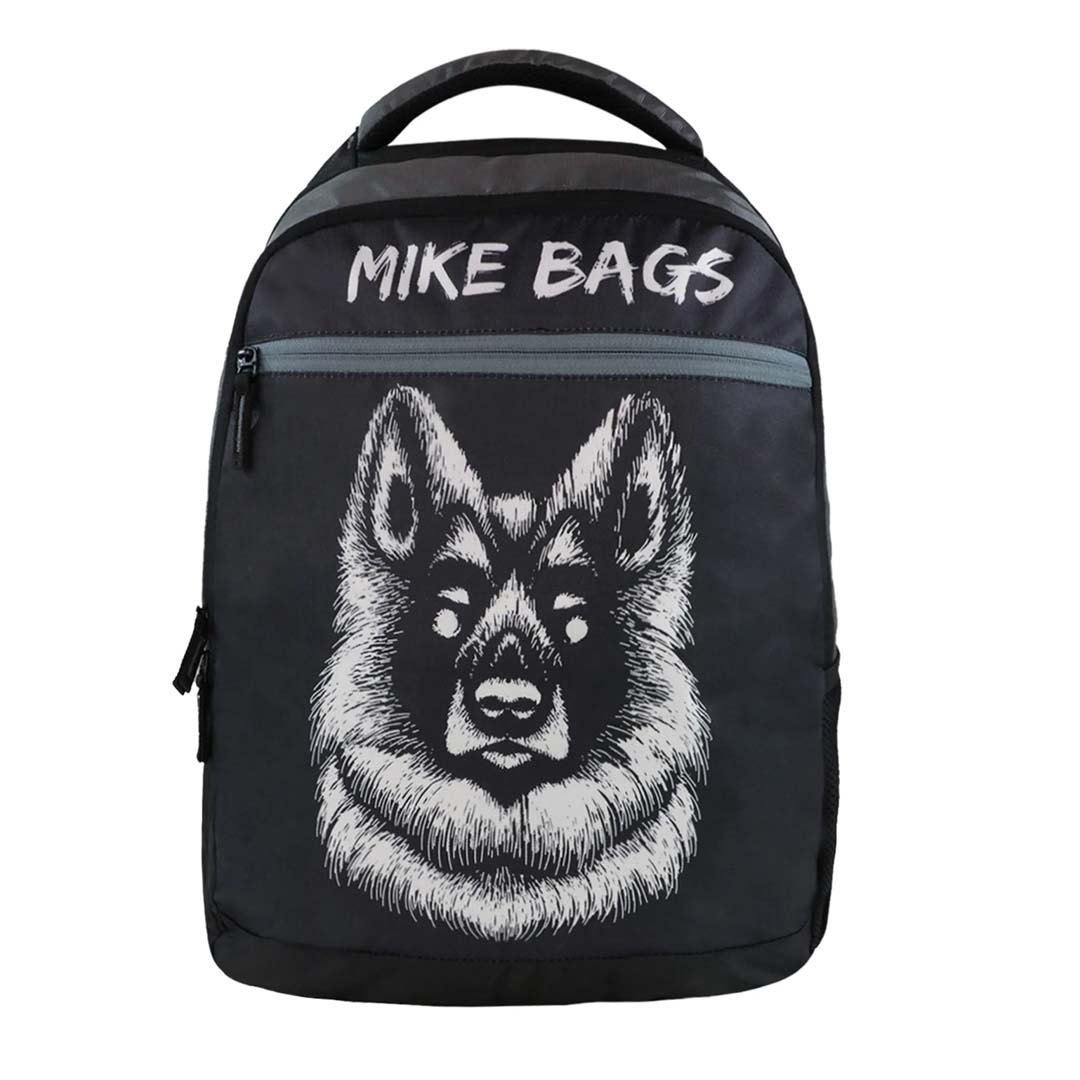 Mike Mellow Backpack – Black | 18-Inch Stylish & Durable Everyday Backpack