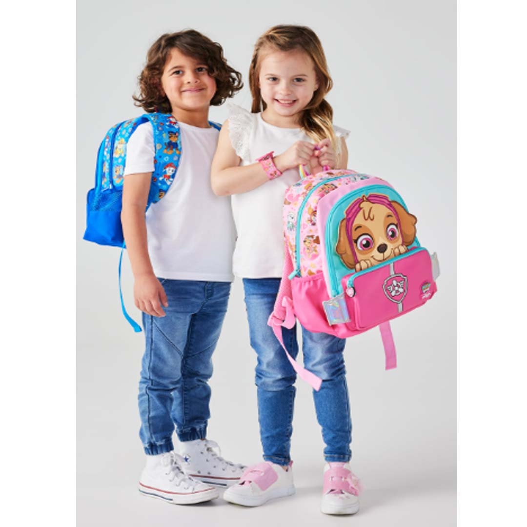 Smiggle School Bags Paw Patrol Junior Chase Backpack (38cm) – Fun & Functional for Kids