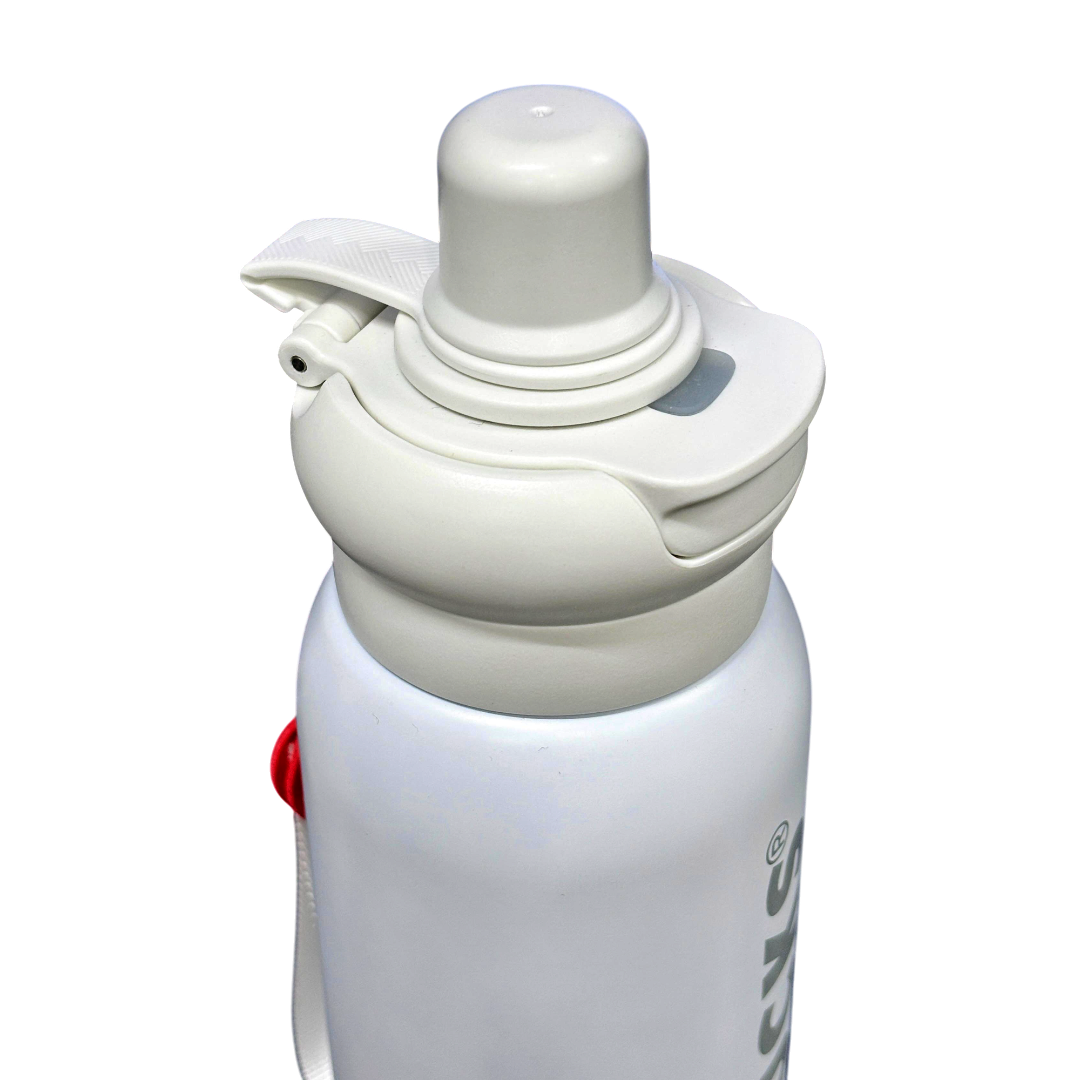Starbucks Dual-Sip Insulated Bottle for Hot & Cold Drinks 500 ML (White)