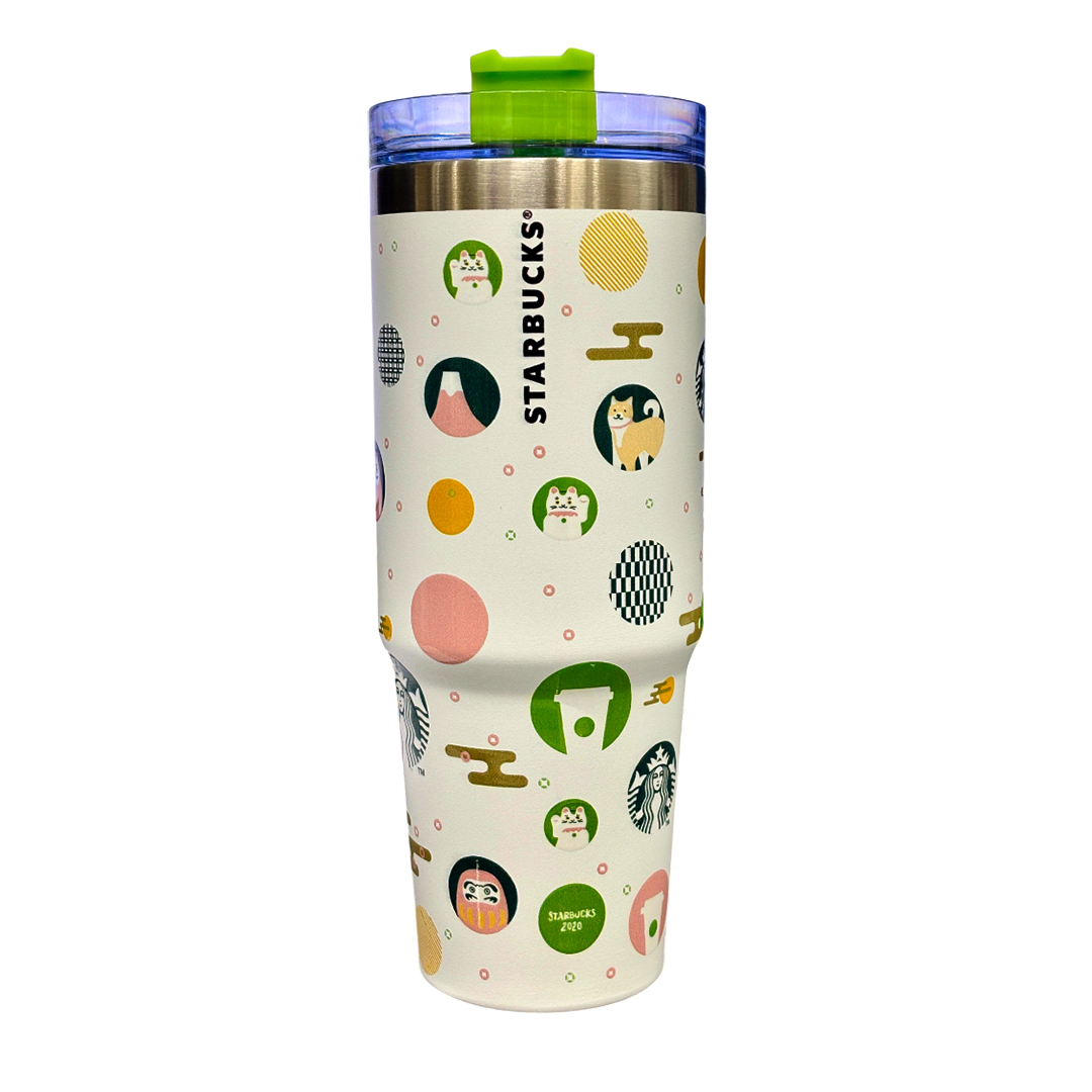 Starbucks Lucky Cat Tumbler with Straw for Water 30 OZ | 800 ML