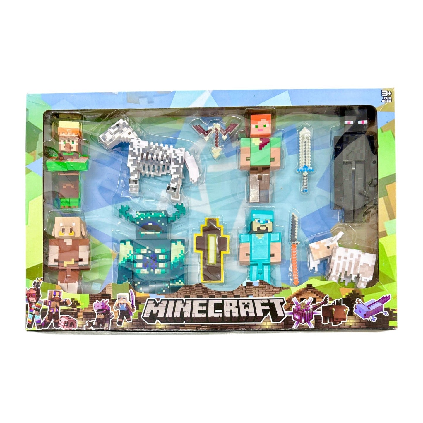 Minecraft Action Figure Play Set