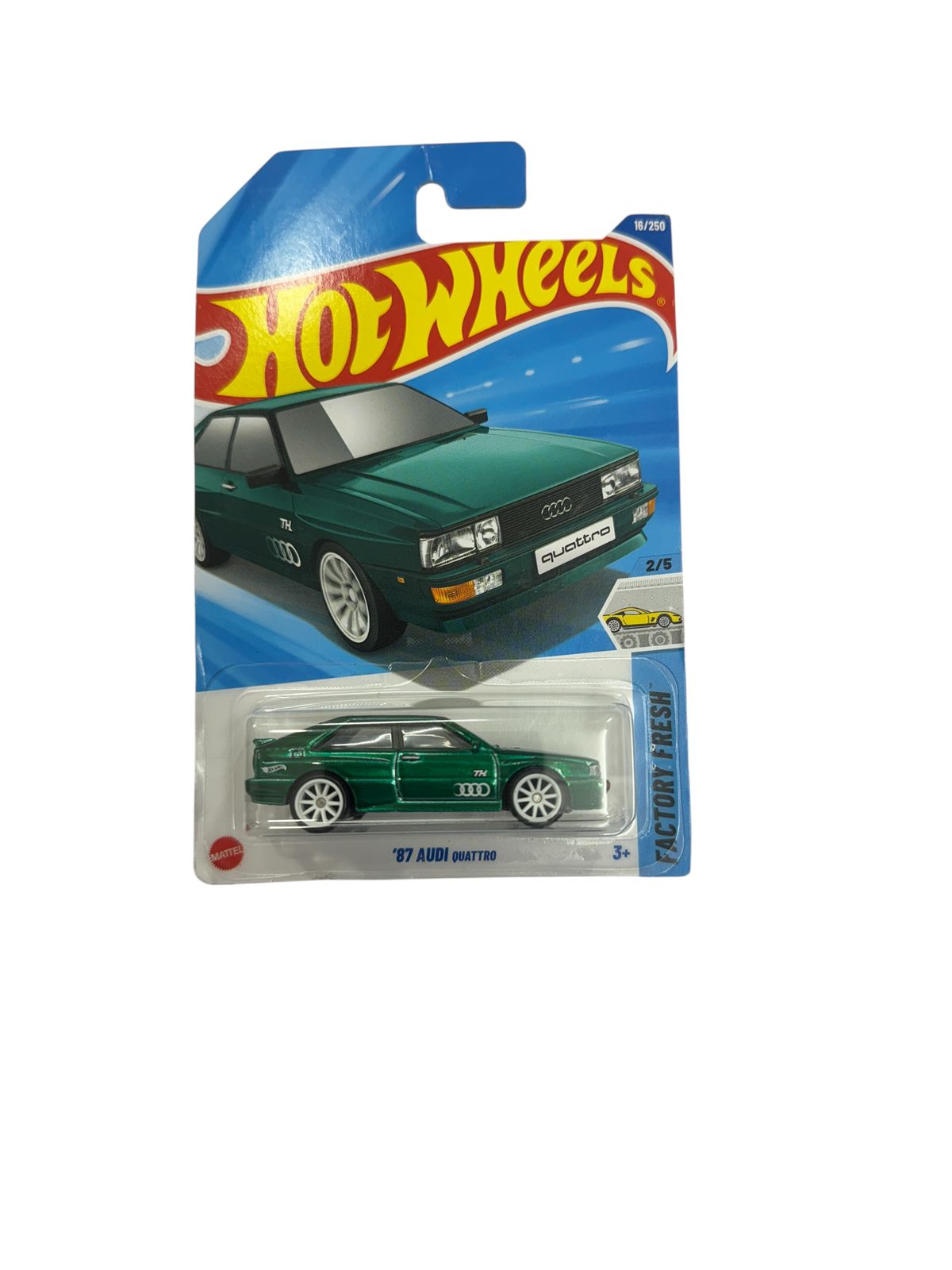 Mattel Hot Wheels Super Treasure Hunt 87 Audi Quattro #STH