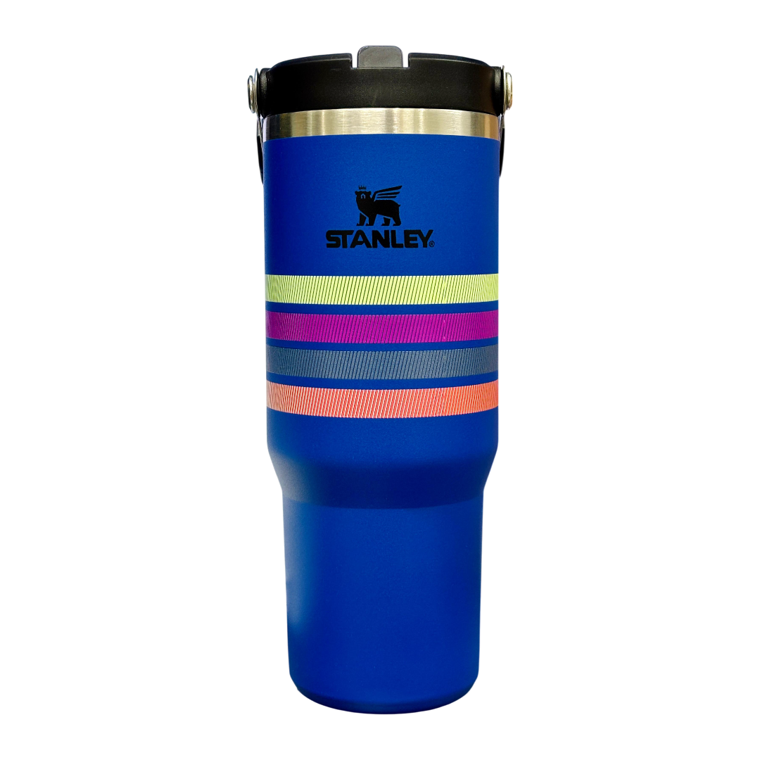 Stanley IceFlow™ Flip Straw Tumbler | 887ml with Straw for Water (30 oz) (Dark Blue)