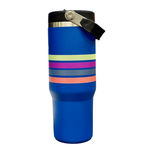 Stanley IceFlow™ Flip Straw Tumbler | 887ml with Straw for Water (30 oz) (Dark Blue)