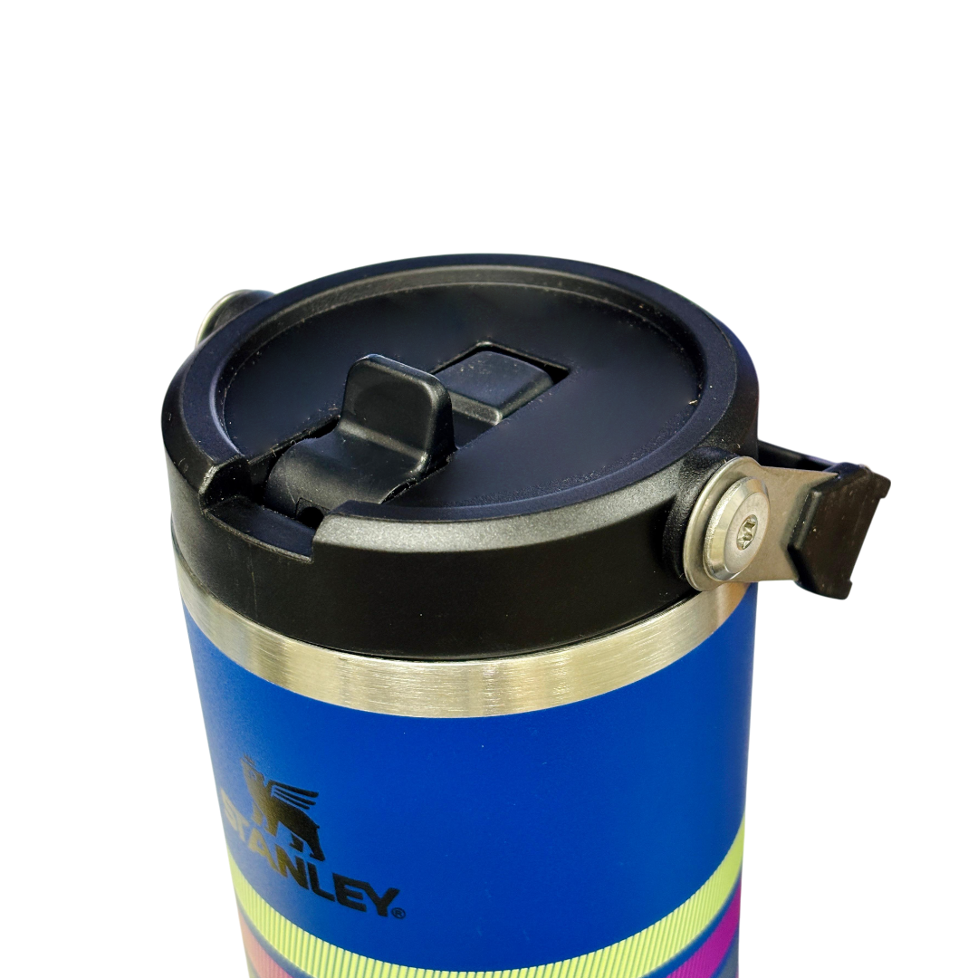 Stanley IceFlow™ Flip Straw Tumbler | 887ml with Straw for Water (30 oz) (Dark Blue)
