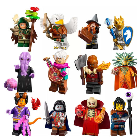 LEGO 71047 Minifigures Series 27 - Dungeons & Dragons 12-Piece ( Complete Set) : Unleash the Adventure!