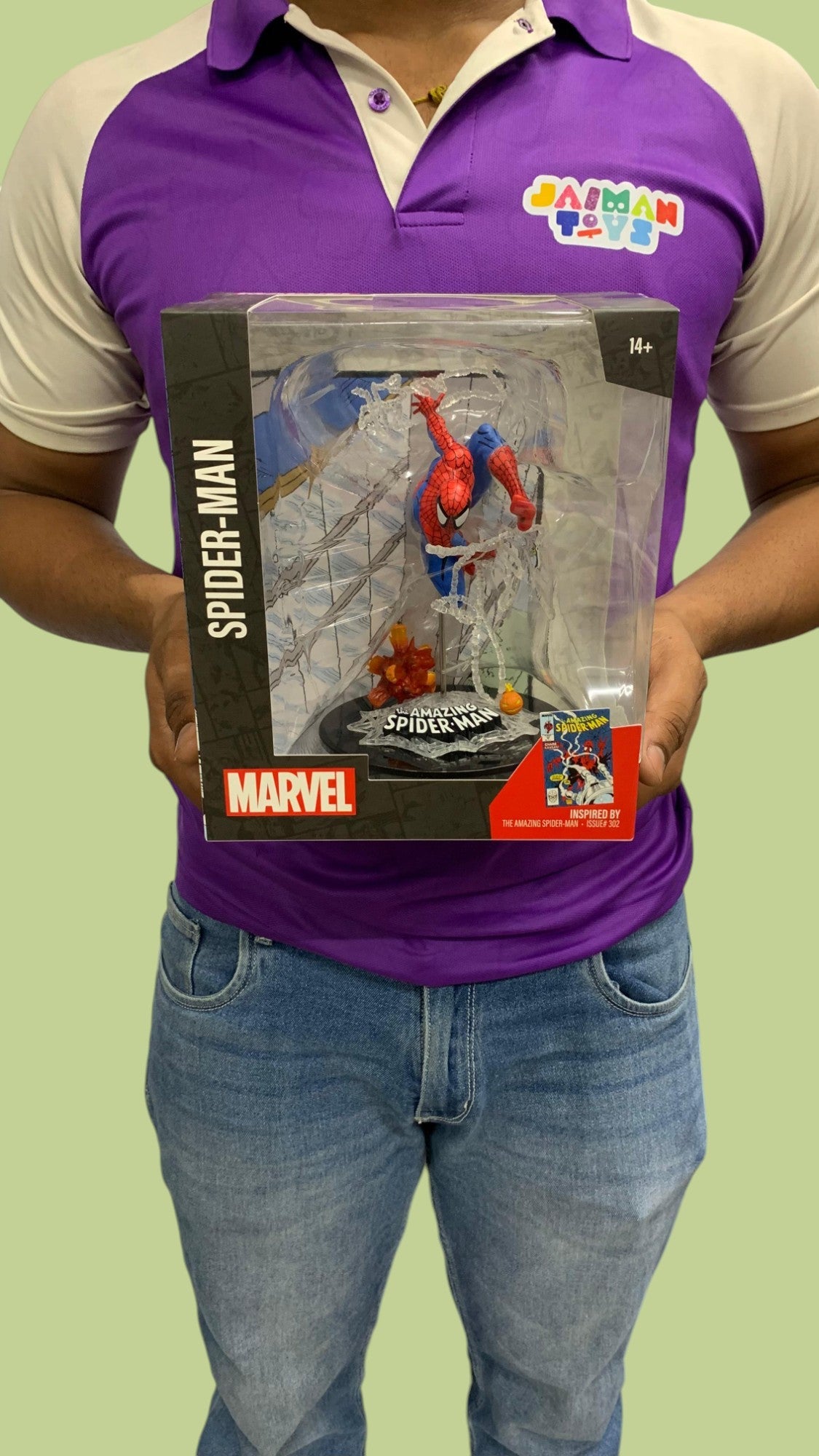 Marvel Collection – Spider-Man (The Amazing Spider-Man #302) Action Figure by McFarlane Toys