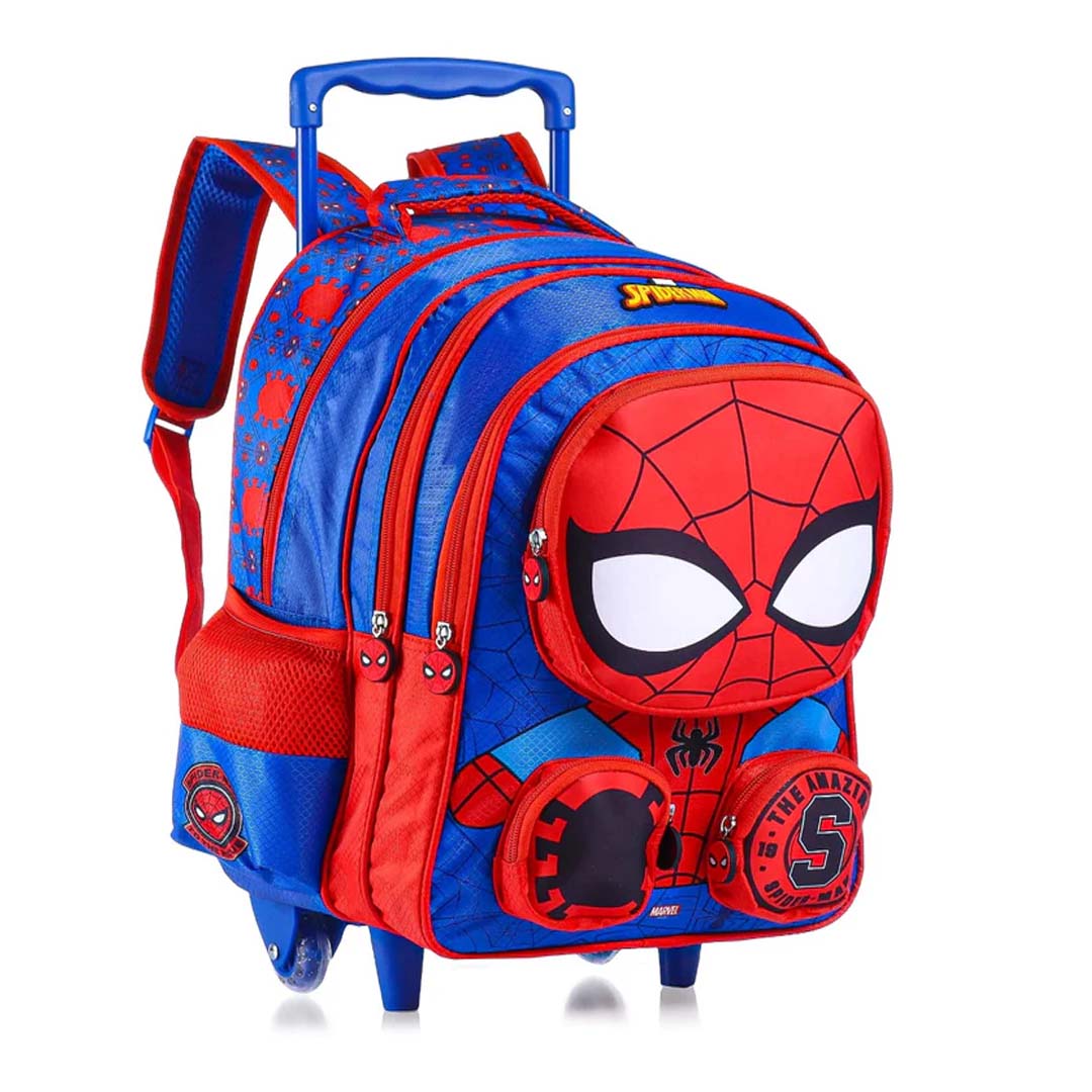 Striders Spider Man Trolley School Bags - 16 Inches
