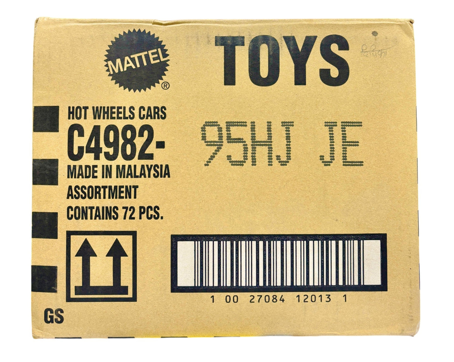Hot Wheels 2025 Factory-Sealed Case J (95HJ JE) – 72 Die-Cast Cars by Mattel (Brand New Box)