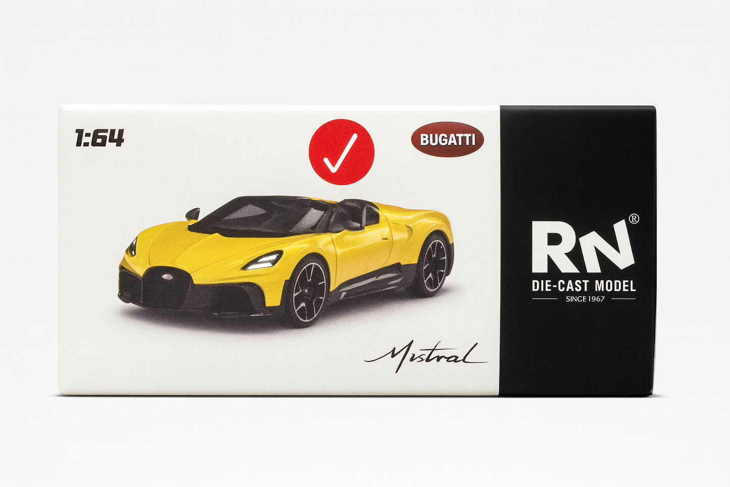 Bugatti Mistral – 1:64 Scale Die-Cast Model (RW Series)
