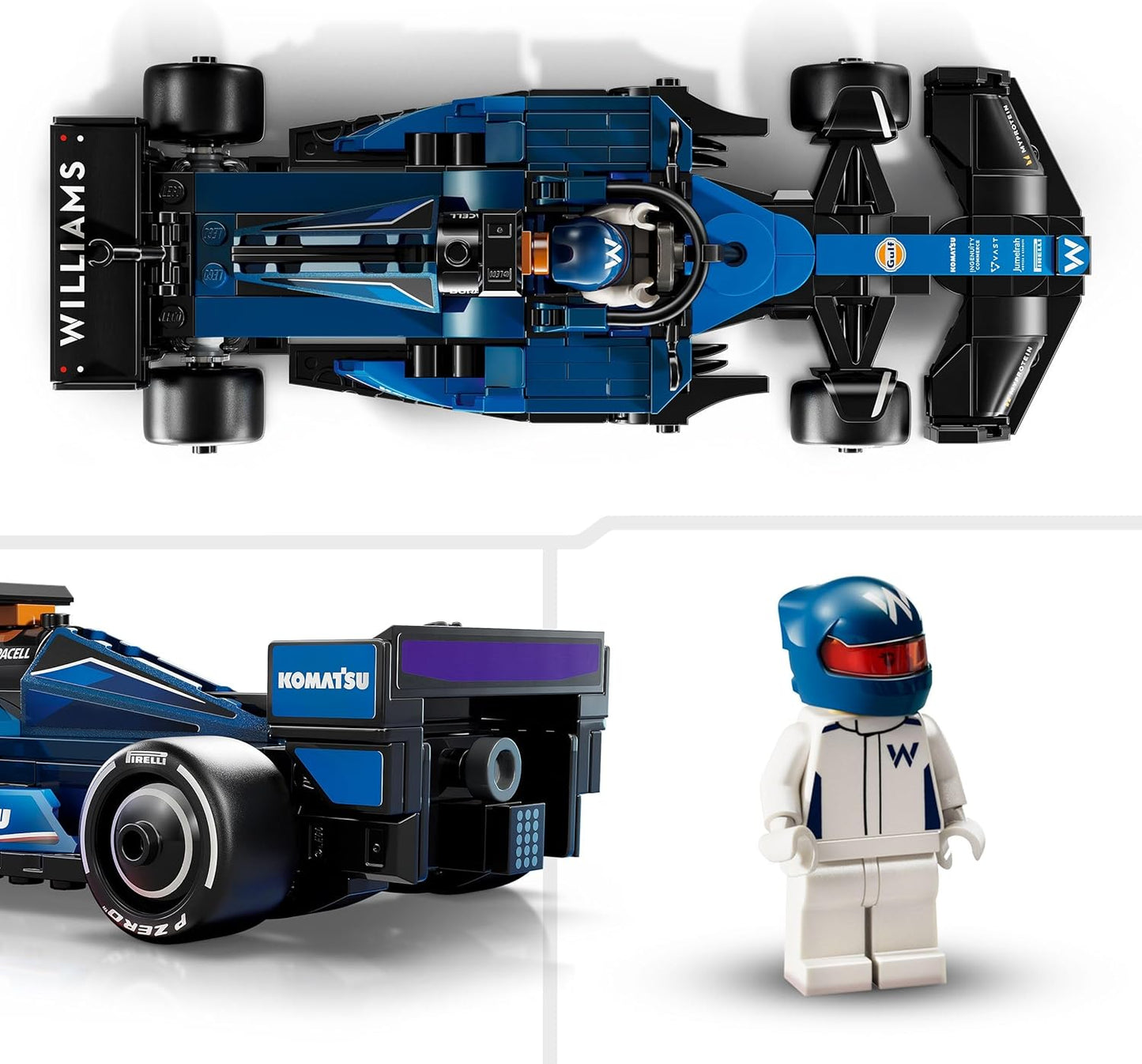 LEGO 77249 Speed Champions Williams Racing FW46 F1 Race Car