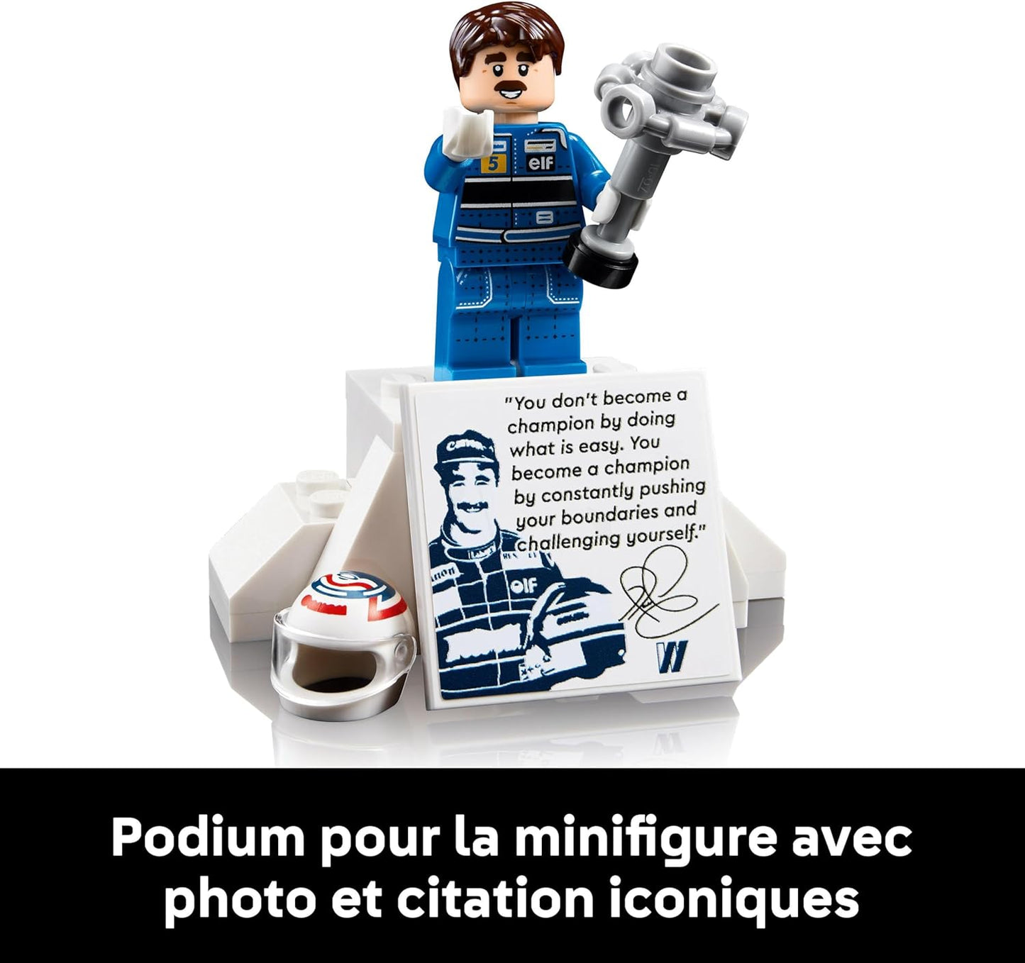 Lego 10353 Icons Williams Racing FW14B and Nigel Mansell F1 Model Car
