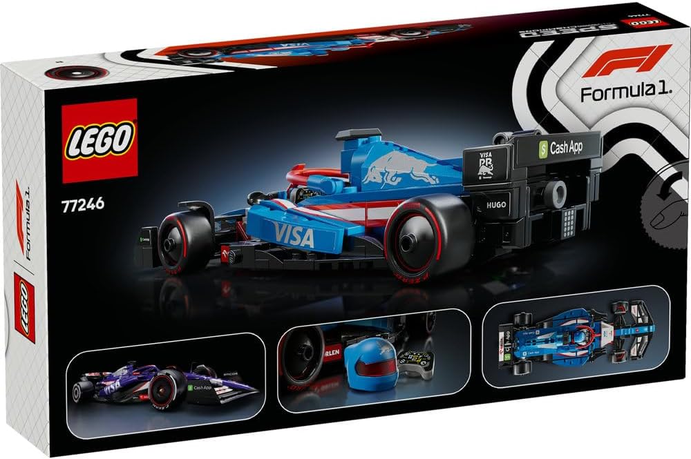 LEGO 77246 Speed Champions Visa Cash App RB VCARB 01 F1 Race Car