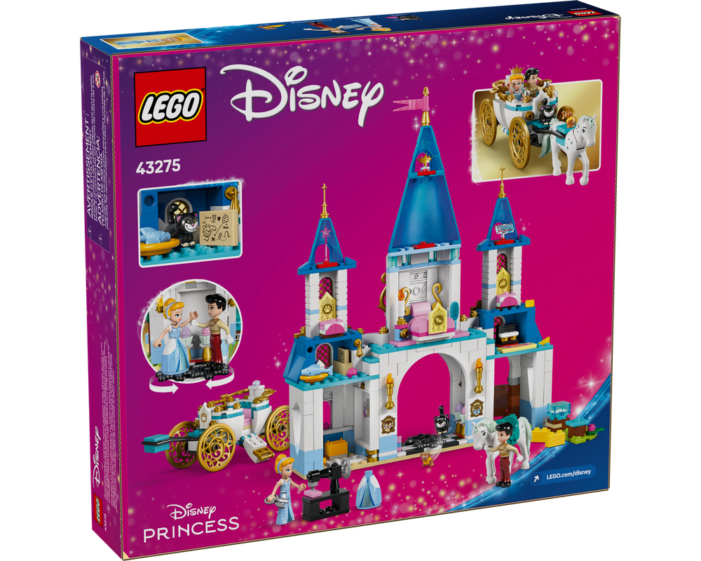 LEGO 43275 Cinderella's Castle & horse Carriage