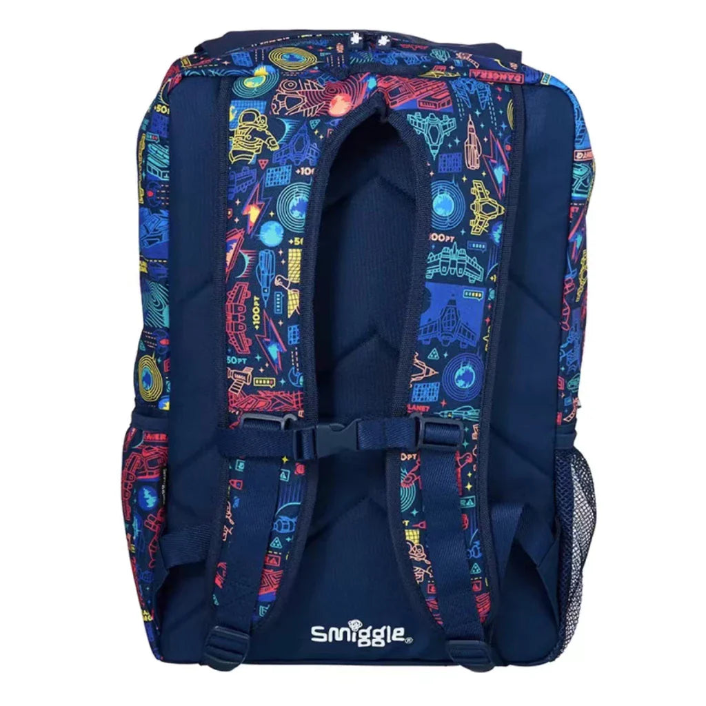 Smiggle School Bag : Astronaut Colorful & Stylish 18 Inch Backpack for Kids