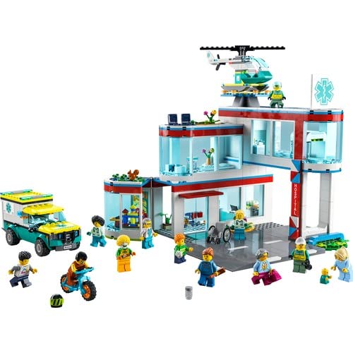 LEGO 60330 City Hospital Building Kit (816 Pieces)