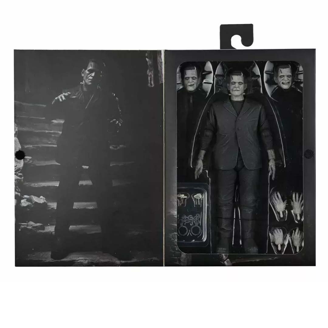 NECA Universal Monsters 90th Anniversary – Ultimate Frankenstein (Black & White) 7” Scale Figure