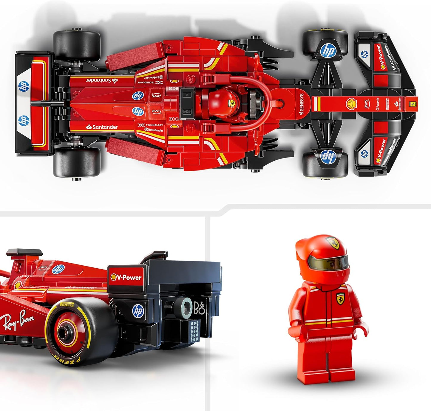 LEGO 77242 Speed Champions Ferrari SF-24 F1 Race Car
