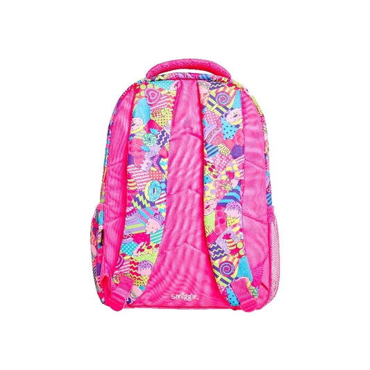 Smiggle School Bags Treats Pink Backpack – Far Away Collection | Fun & Spacious for Kids