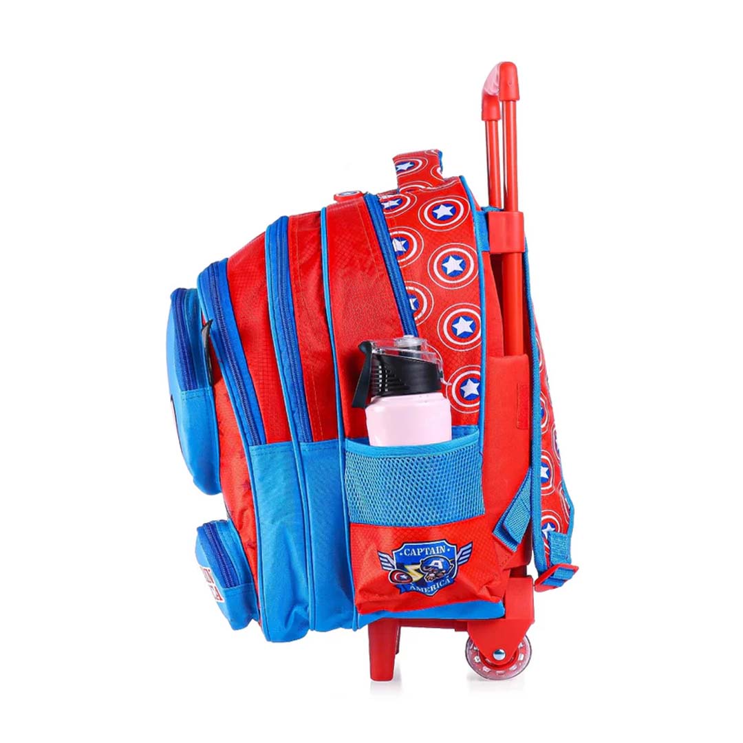 Striders Captain America Trolley School Bags - 16 Inches