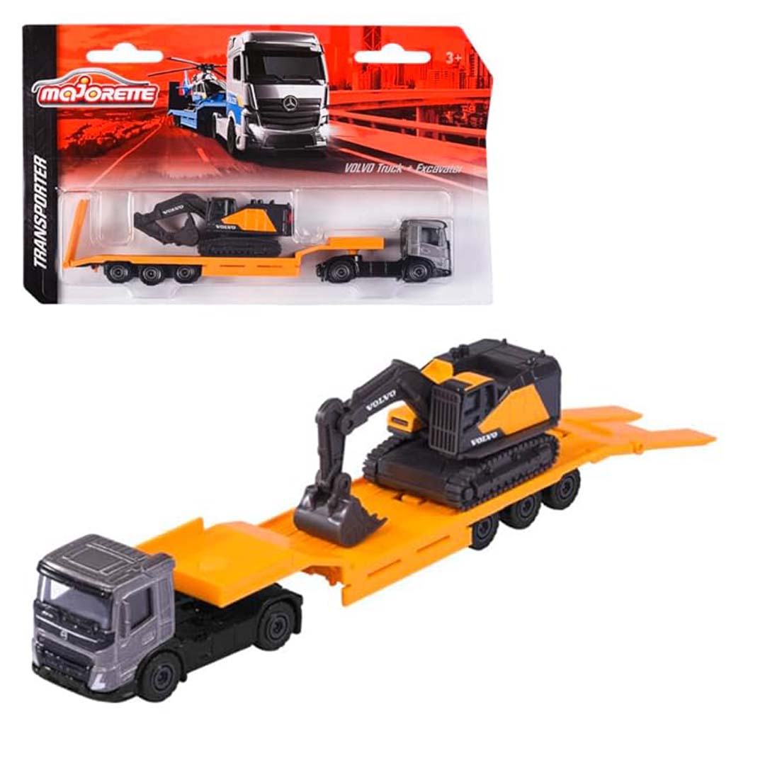 Majorette Transporter Trucks Single Pack – Multicolor Die-Cast Vehicle Set