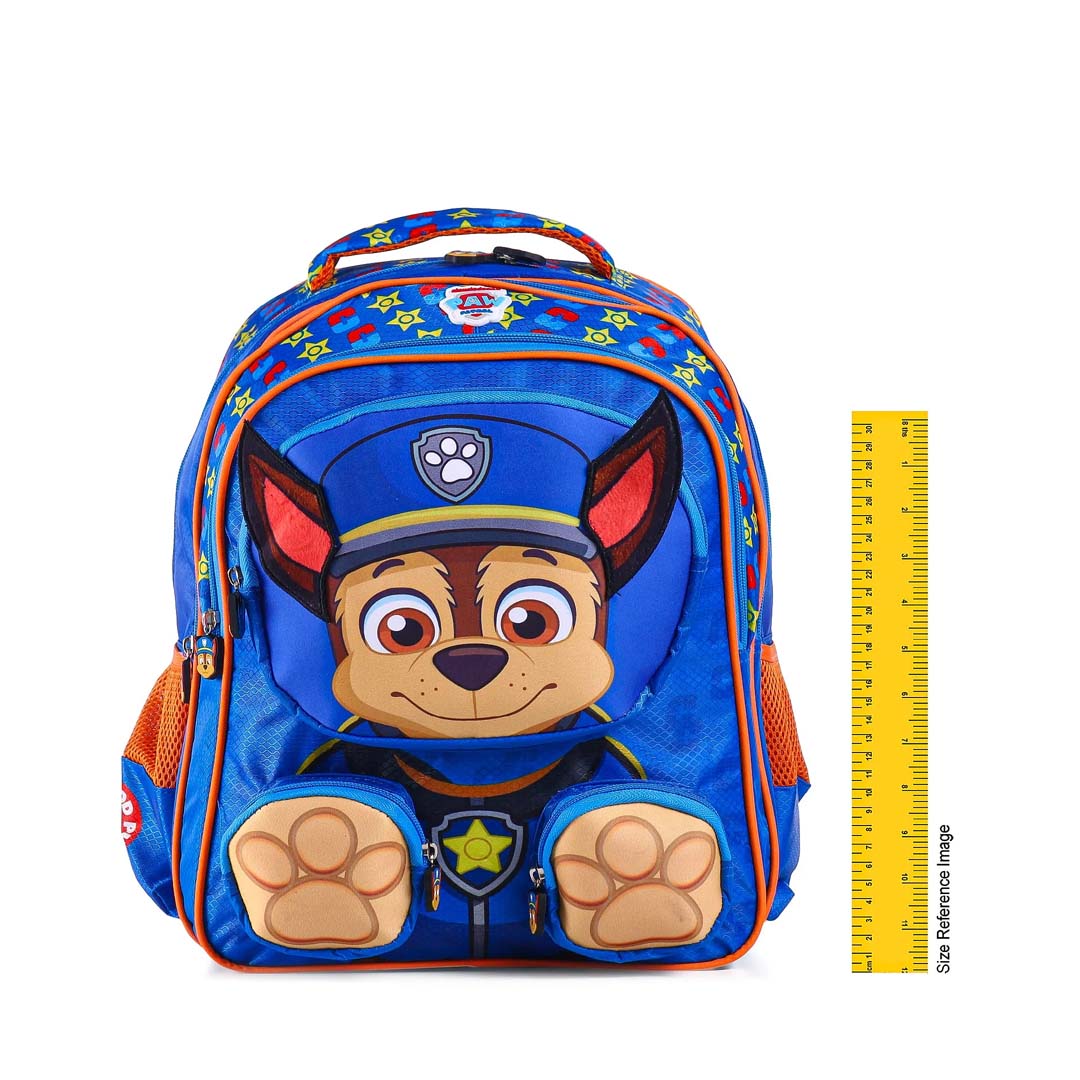 STRIDERS Paw Patrol Premium School Backpack Blue - 16 inches