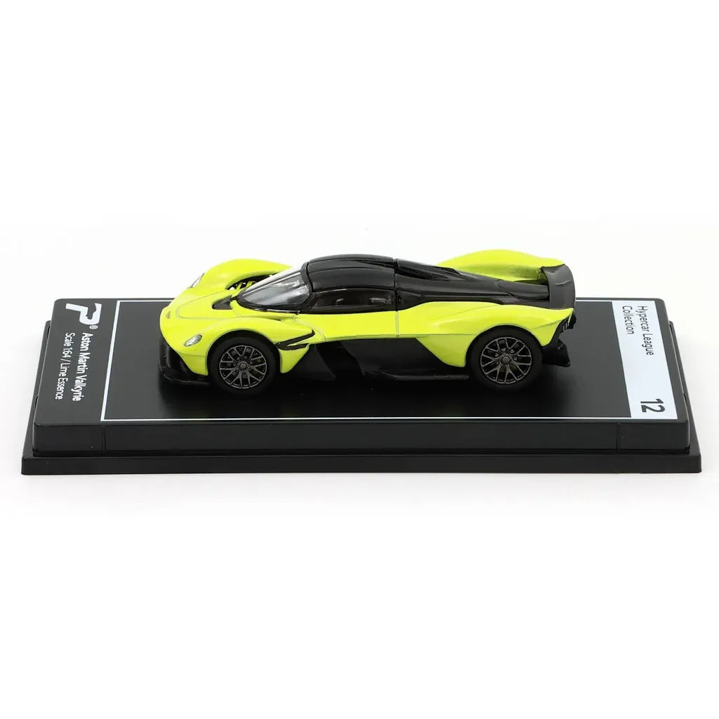 PosterCars 1:64 Aston Martin Valkyrie – Lime Essence | Hypercar League Diecast Model
