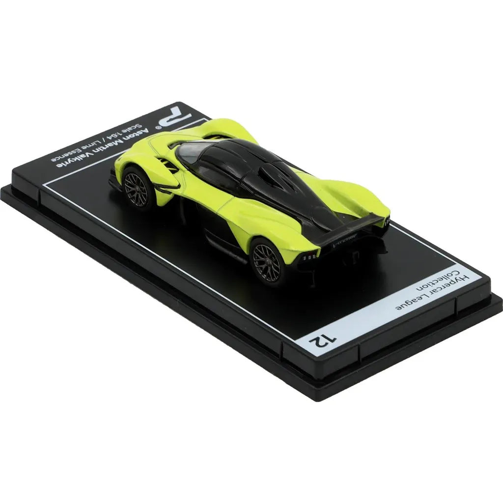 PosterCars 1:64 Aston Martin Valkyrie – Lime Essence | Hypercar League Diecast Model