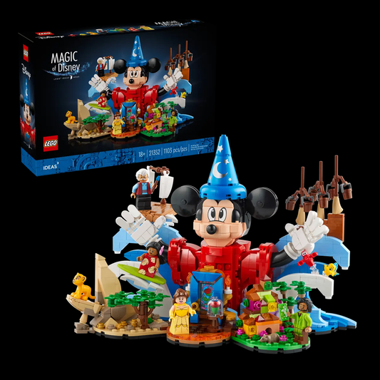 LEGO Ideas Magic of Disney Set, Gift for Adults 21352 (1103 Pieces)