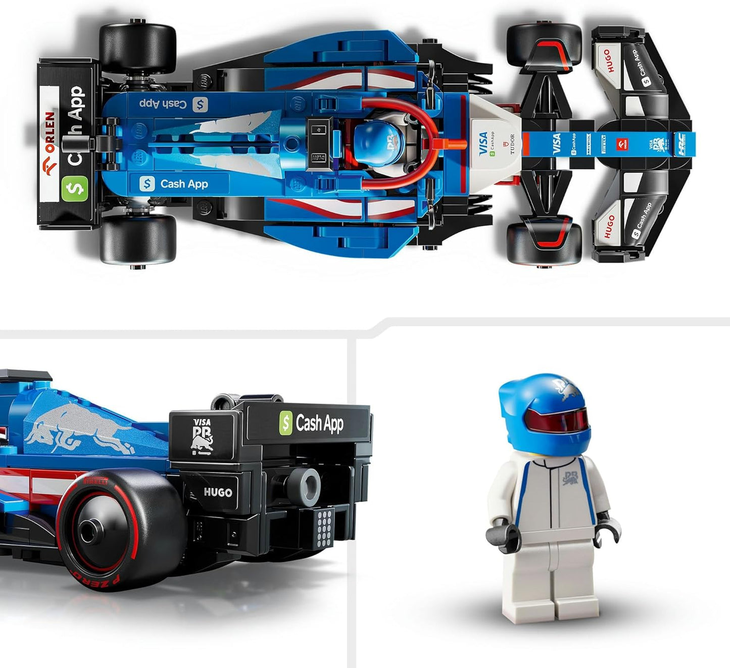 LEGO 77246 Speed Champions Visa Cash App RB VCARB 01 F1 Race Car