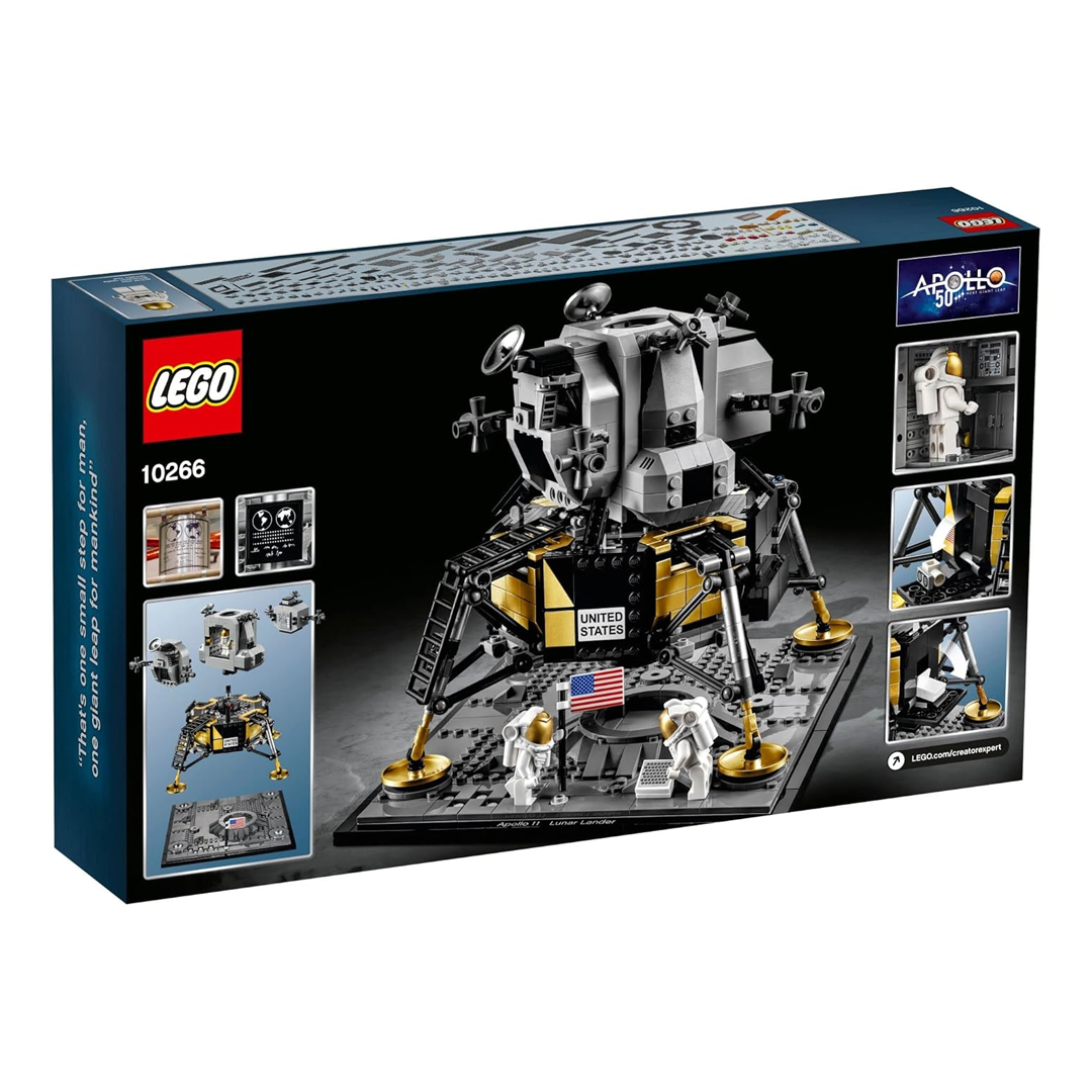 LEGO Creator Expert NASA Apollo 11 Lunar Lander 10266 Building Kit