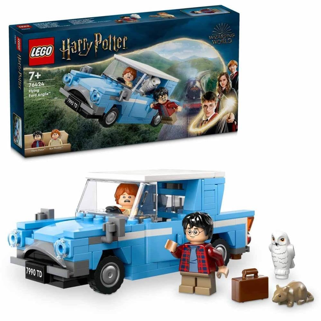 LEGO 76424 Harry Potter Flying Ford Anglia Car – 165 Pieces Building Set