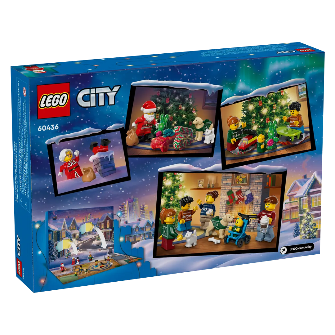 LEGO City 60436 Advent Calendar Building Blocks (195 Pieces)