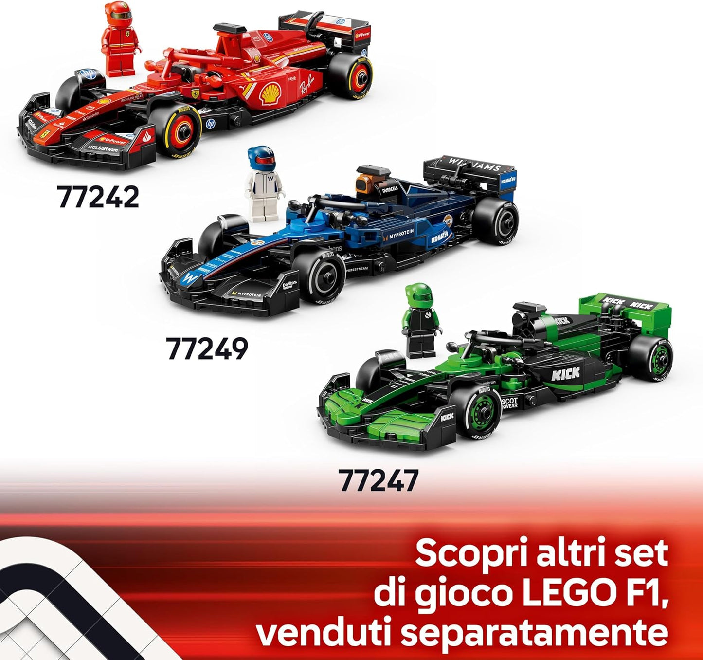 LEGO 77245 Speed Champions Aston Martin Aramco F1 AMR24 Race Car