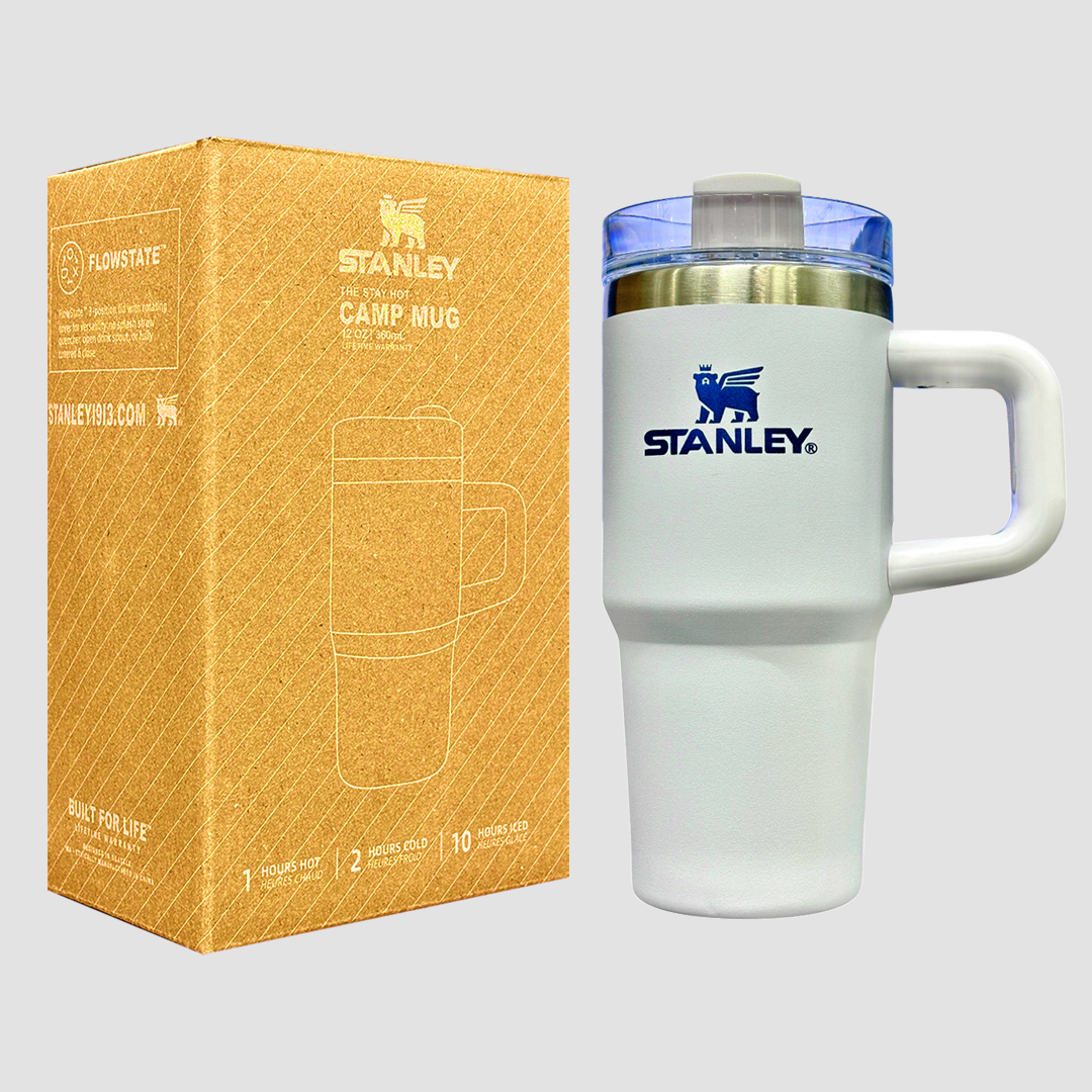 Stanley Quencher H2.0 The Stay Hot Tumbler 14 OZ | 360 ML (White)