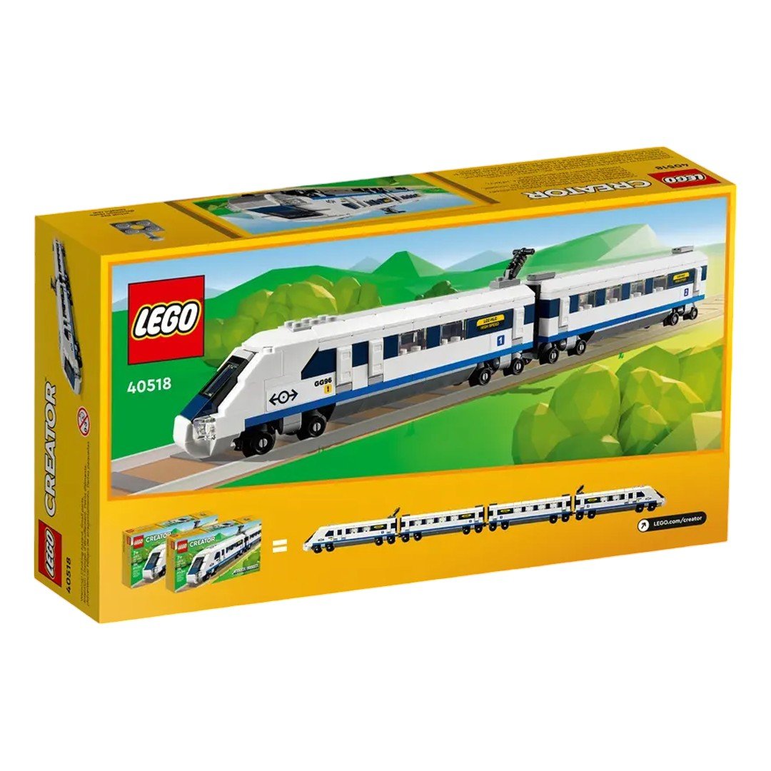 (Damage Box) LEGO Creator 40518 High Speed Train (284 Pieces)