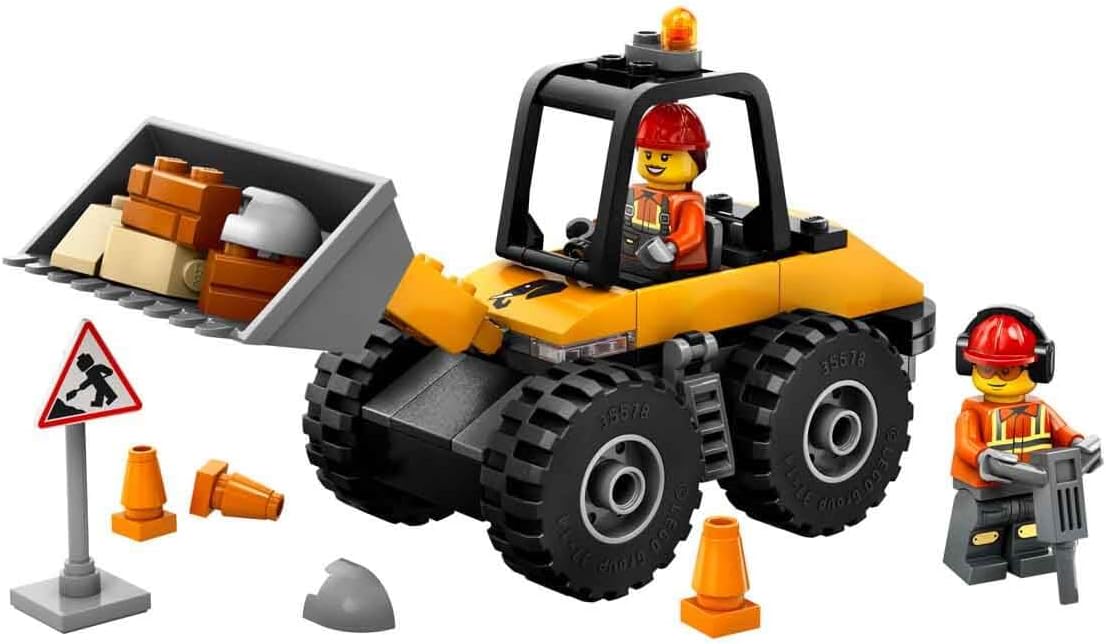 LEGO 60450 City Yellow Construction Wheel Loader Building Set