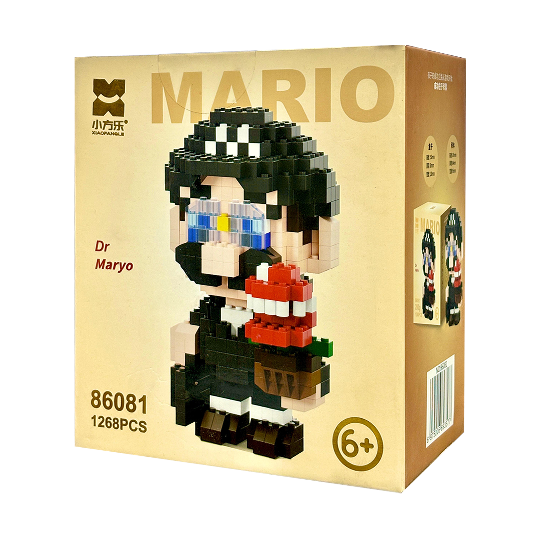 Mario Building Blocks Minifigure 5 Inch as Birthday Gift for Kids