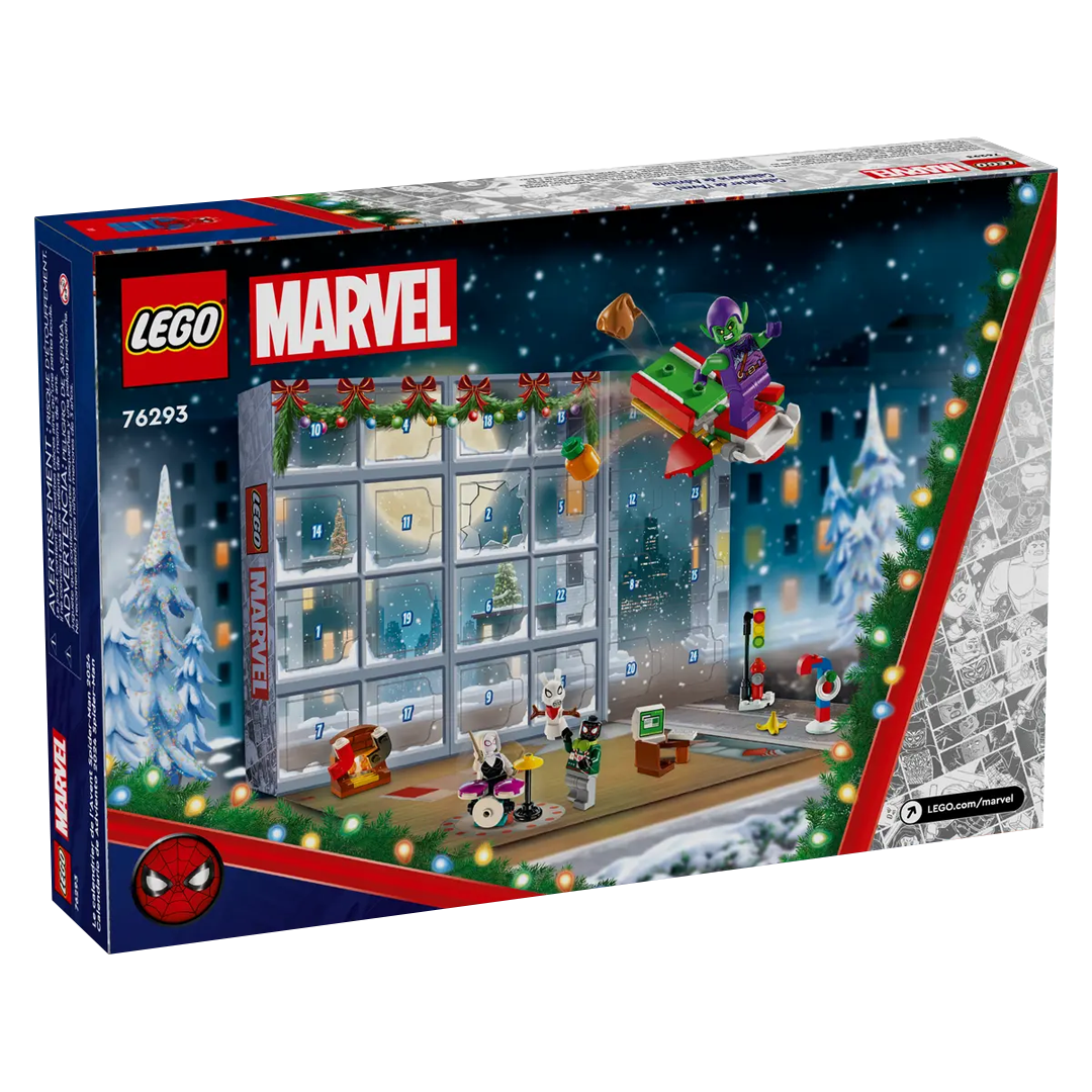 LEGO 76293 Marvel Spider-Man Advent Calendar, Buildable Christmas (246 Pieces)