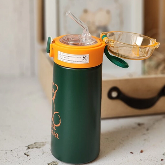 You Cup : Stainless Steel Water Bottle For Kids 380 ML (Green)