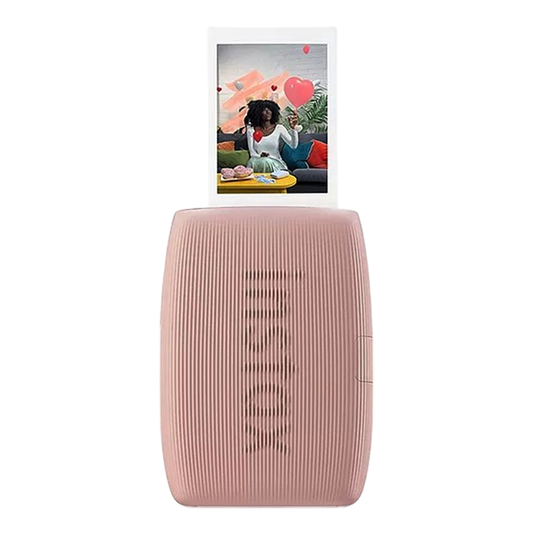 Fujifilm Instax Mini Link 3 Smartphone Photo Printer (Rose Pink) with 100-Sheet Goodness Box – Includes Glossy & Designer Instax Mini Films