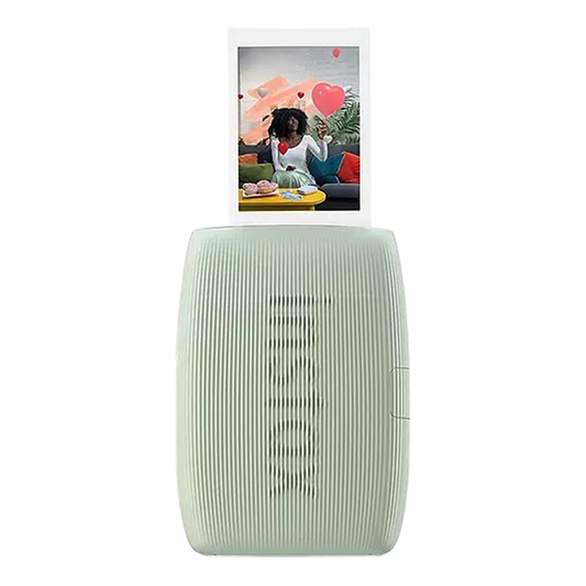 Fujifilm Instax Mini Link 3 Smartphone Photo Printer (Sage Green) with 100-Sheet Goodness Box – Includes Glossy & Designer Instax Mini Films