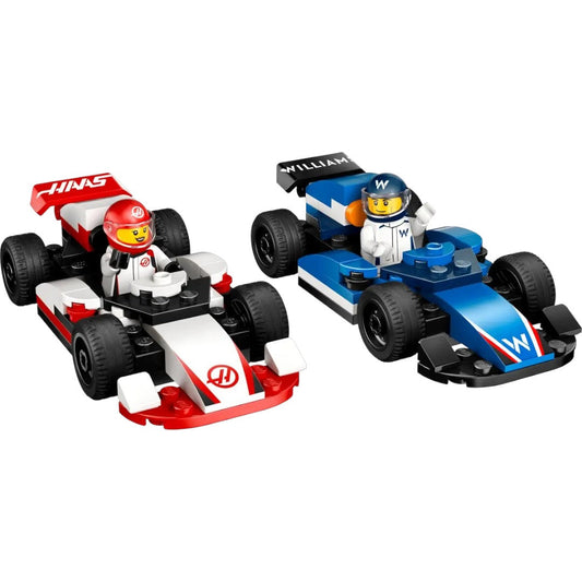 LEGO 60464 City F1 Williams Racing & Haas F1 Race Car Building Set