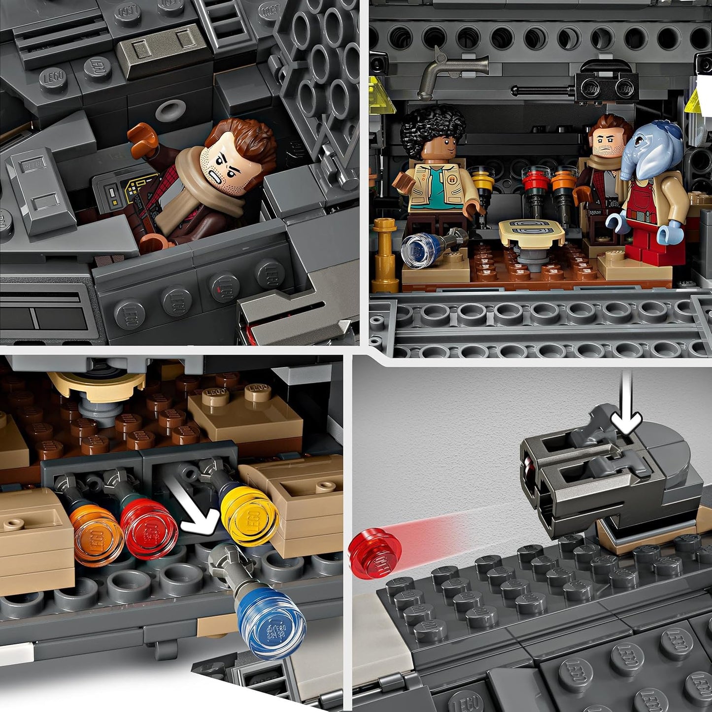 LEGO 75374 Star Wars: Skeleton Crew The Onyx Cinder Set, Collectible Building