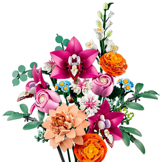 LEGO 10342 Botanicals Pretty Pink Flower Bouquet Set (749 Pieces)